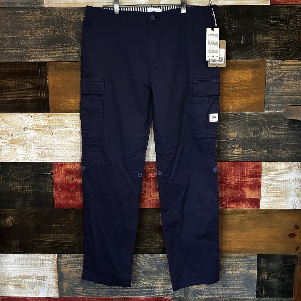 MW Reef Bedwin And The Heartbreakers Olive Pants Blue 36 By 31 Pants Trousers